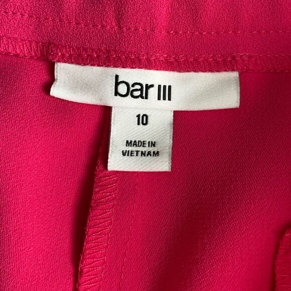 Bar III Pink Magenta Shorts New Womens Size 10 - Picture 6 of 7